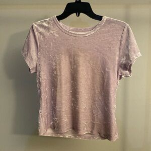 Velvet going out top